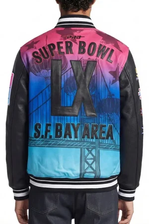 Super Bowl LX 2026 Wool Varsity Jacket