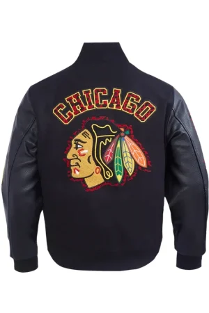 NHL Chicago Blackhawks Wool Varsity Jacket