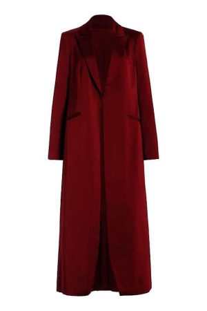 Phyllis Newman The Young and the Restless Burgundy Coat