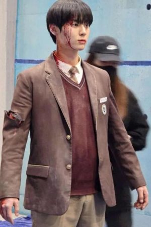 Study Group S01 Hwang Min-hyun Brown Blazer