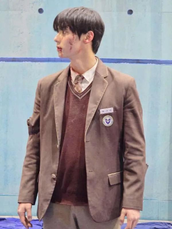 Study Group S01 Hwang Min-hyun Brown Blazer Study Group S01 Hwang Min-hyun Brown Blazer