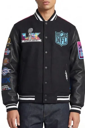 Super Bowl LX 2026 Wool Varsity Jacket