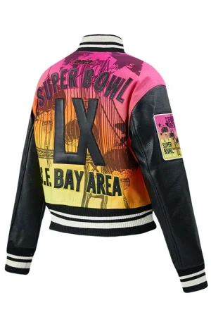 NFL Super Bowl 60 Women’s Varsity Jacket