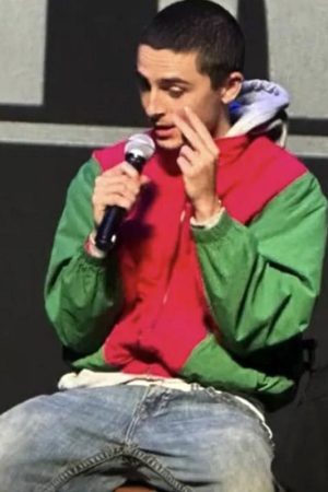 Timothée Chalamet Marty Supreme Christmas Jacket