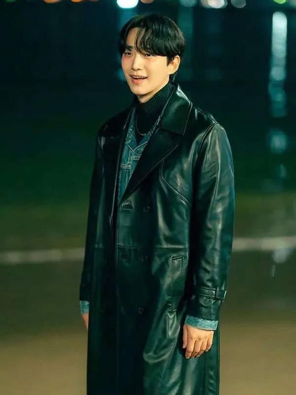 Typhoon Family Kang Tae-Pung Leather Coat Typhoon Family Kang Tae-Pung Leather Coat