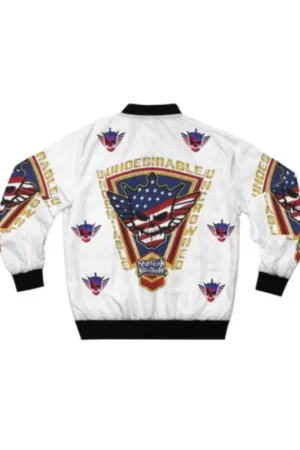 WWE American Wrestler Cody Rhodes White Bomber Jacket