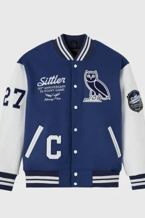 Darryl Sittler Toronto Maple Leafs Blue Varsity Jacket