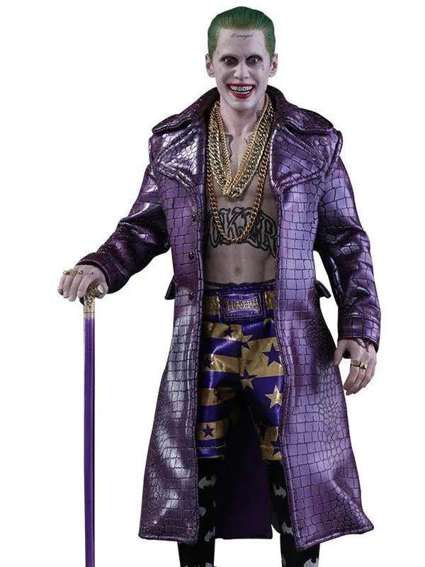 Jared Leto Suicide Squad Purple Trench Coat Jared Leto Suicide Squad Purple Trench Coat