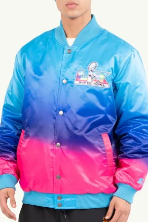 NFL Super Bowl LX Satin Varsity Jacket