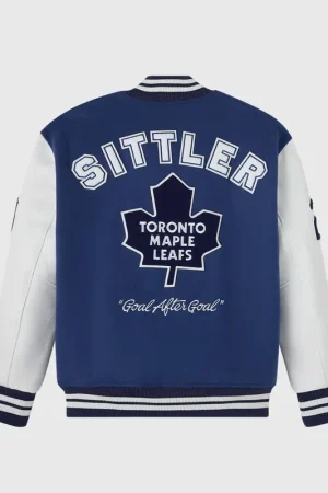 Darryl Sittler Toronto Maple Leafs Blue Varsity Jacket