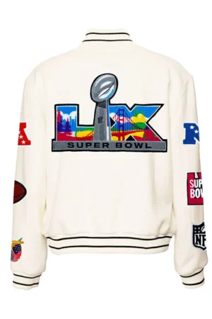 Super Bowl 2026 Wool Varsity Jacket