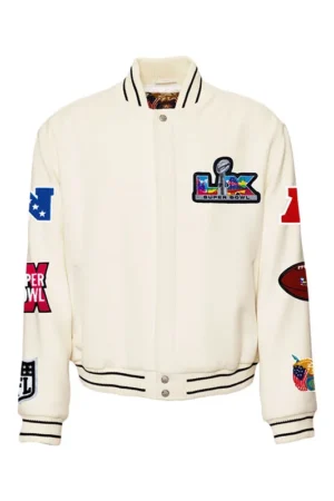 Super Bowl 2026 Wool Varsity Jacket