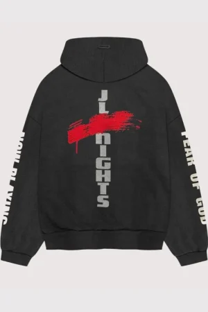 Fear of God Sinners Black Pullover Hoodie