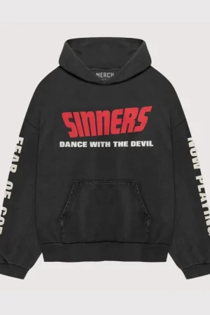 Fear of God Sinners Black Pullover Hoodie