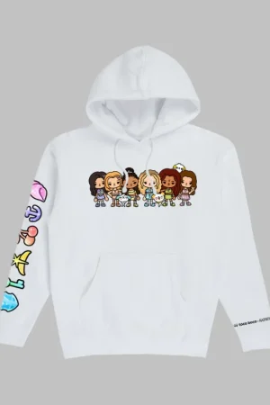 KATSEYE x Toca Boca White Hoodie