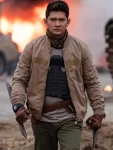 The Expendables 4 Rahmat Beige Bomber Jacket