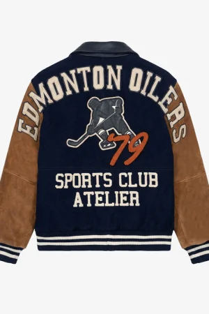 Edmonton Oilers Atelier Varsity Jacket