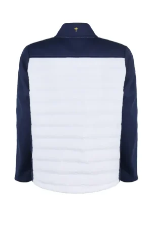 Ryder Cup 2025 White Puffer Hybrid Jacket