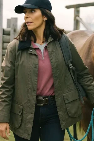 Heartland S19 Michelle Morgan Green Jacket