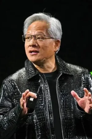 Jensen Huang CES 2025 Crocodile Leather Jacket
