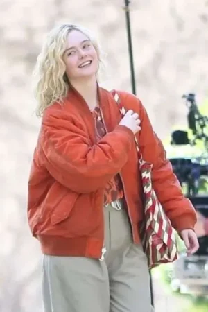 Margo’s Got Money Troubles Elle Fanning Bomber Jacket