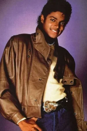 Michael Jackson Brown Leather Jacket