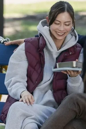 Rooster Sunny Maroon Puffer Vest