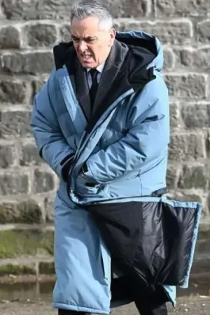 Run Away S01 James Nesbitt Blue Puffer Coat